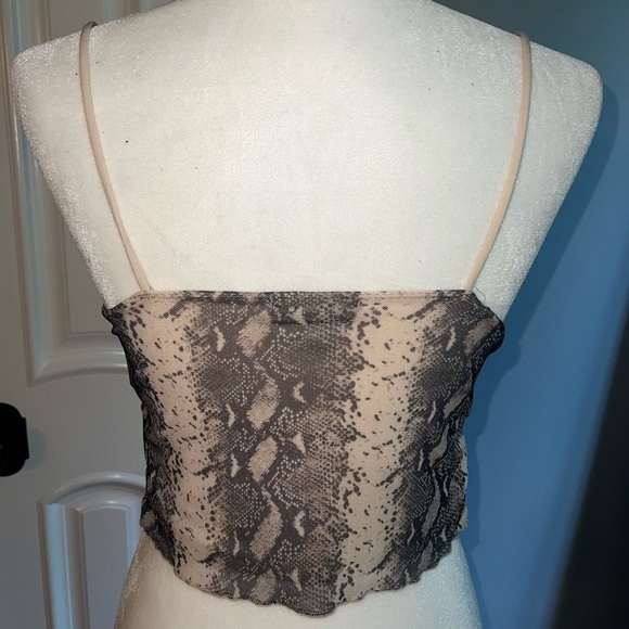 Snake print crop top - Picture 2 of 5